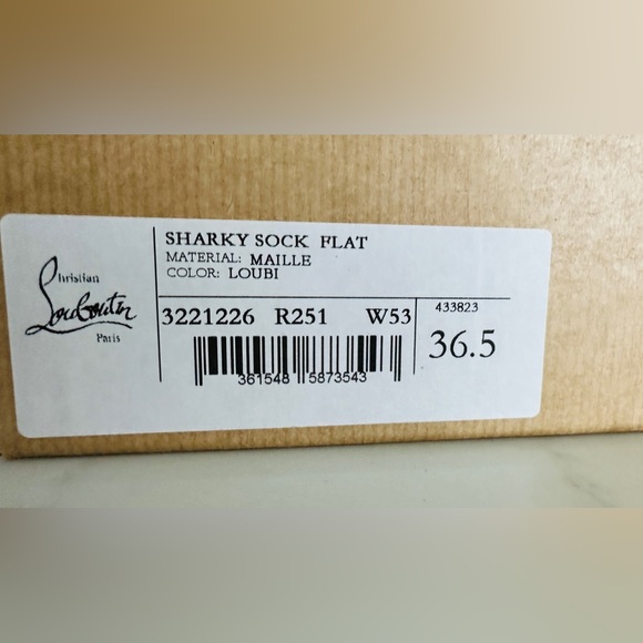 Christian Louboutin Sharky Sock Flat Sneakers - Picture 8 of 8